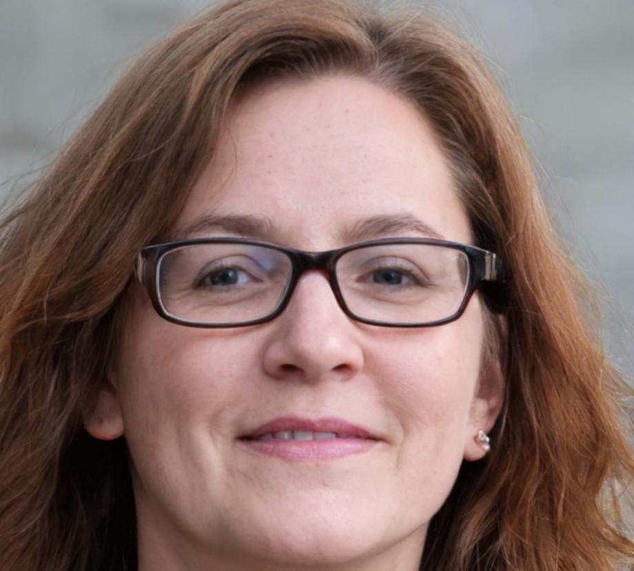 Workshop-Leiterin erklärt Team-Übungen